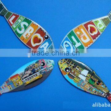 fish shape fridge magnet, epoxy refrigerator magnet from factory