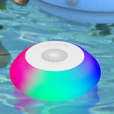 2023 Summer Waterproof Wireless Floating Bluetooth Speaker 6 Color LED Themes Bluetooth Speaker