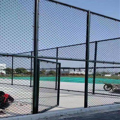 Dark Green Hook Flower Enclosure Net for Basketball Courts, Protective Net Fence for Stadiums, Youdun Diamond-shaped Hole Protective Net for School Walls