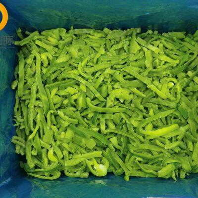 Pesticide Residue Safe,IQF Green Sweet Peppers Strips, IQF Green Sweet Peppers,IQF Green Bell Peppers Strip,Frozen Green Sweet Pep photo-2