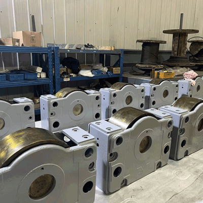 Customizable Models DRS 112/125/160/200/315/500mm Wheel Block System Overhead Crane Parts