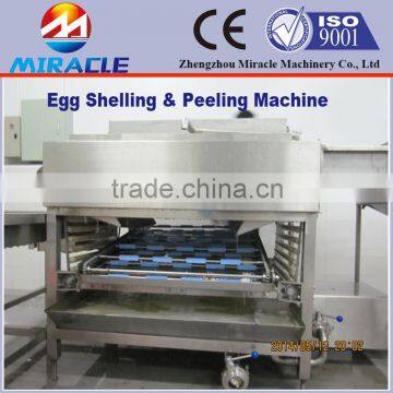 Customized machine for boiling and peeling machine to process and remove egg shell