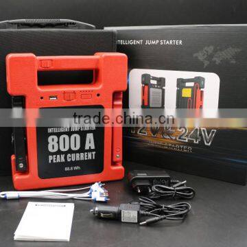 24000mAh 12V24V Car Jump Starter Auto Battery