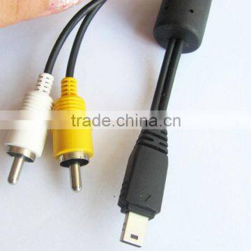 Mini USB Male To RCA Dual Male Cable