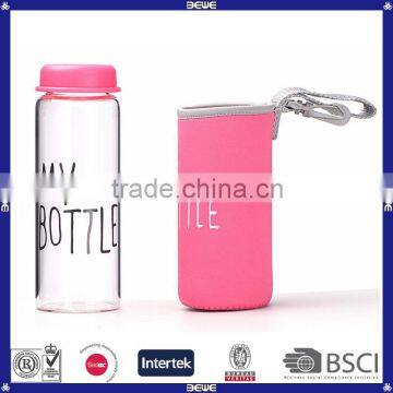 Good Quality Cheap Price Good Quality Customized Double Wall Glass Water Bottle