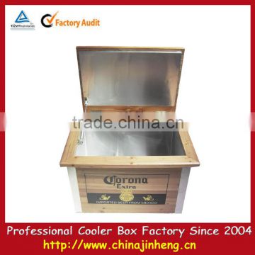 Wooden industrial cooler