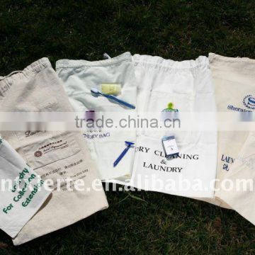 100% cotton hotel laundry bag/ washing bag