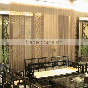 decorated curtain mesh