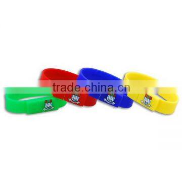 OEM bracelet usb flash drive, rubber wristband usb flash memory stick