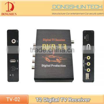 TV-T2 Car DVB-T T2 TV receiver for Russia/Thailand