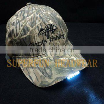 hot products 2013 year the most popular LED light camouflage baseball caps