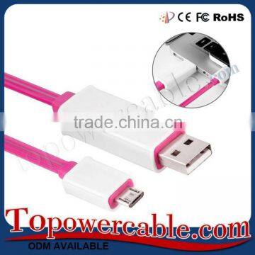 Universal Usb Charging Led Visible Usb 2.0 Cable For Phone For Samsung S7 photo-4