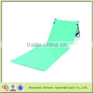 Customized sandless foldable and padded Mat chair beach with backrest -CH6010