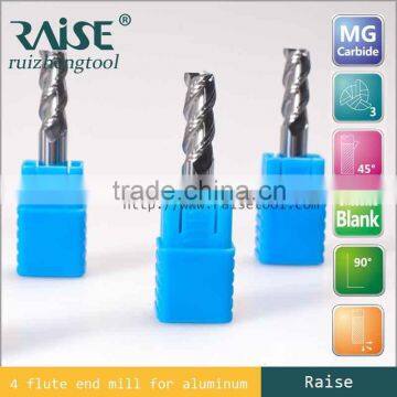 BEST SELLING and best price hight quality solid carbide Japan extended length end mills for aluminium milling machine