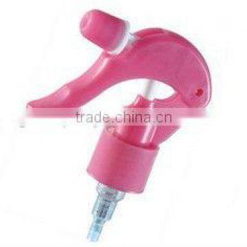 Trigger Sprayer Pink 24/410 Ribbed