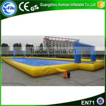 Top quality funny inflatable field beach soccer,inflatable football field for sale                        
                                                                                Supplier's Choice