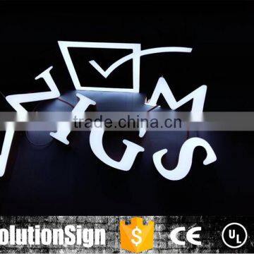 Front Lit Illuminated Epoxy Resin Lighted Logo and Letters photo-3