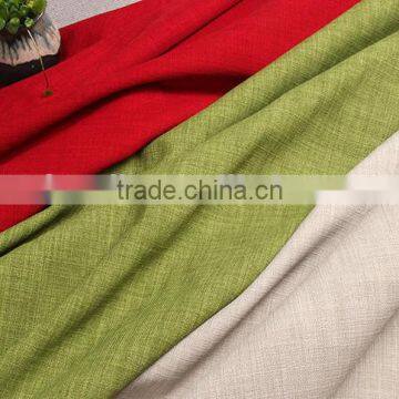 Factory Price Solid Color Thick Cotton/linen Sofa Curtain Tablecloth Fabric photo-2