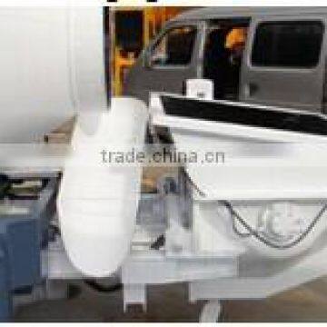 Portable diesel and electric concrete mixer