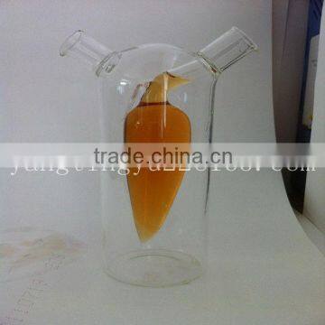 Dual Purpose Glass Oil&Vinegar Bottle