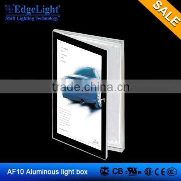 AF10 single-side door open type silm light box,easy to change poster