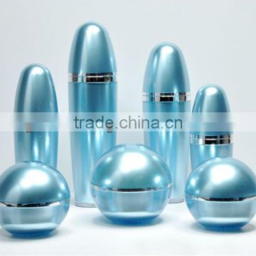 Ball shape 15ml 30ml 50ml acrylic jar and acrylic bottle Ball series