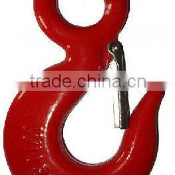 Electro-galvanized Clevis slip hook with latch