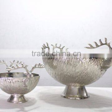 Fruit Bowl, Metal Fruit Bowl, Silver Bowl