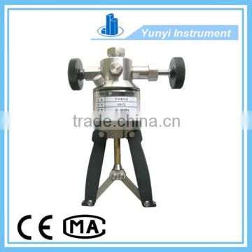 hand manual pressure pump / hand pump pressure calibrator