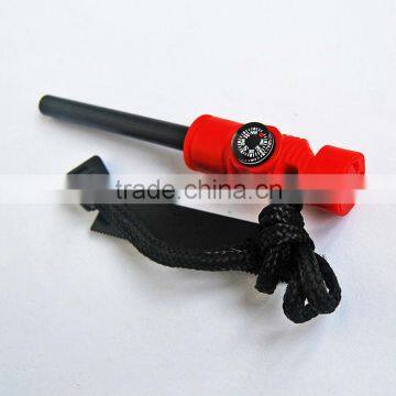 New 3in1 Magnesium Fire Starter hot and cheap item with campass
