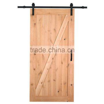 New Design Antique Sliding Solid Pine Wood Door Slab for us Market Supplier's Choice photo-2