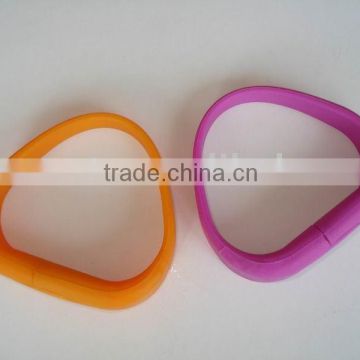 PVC wrist band usb flash drive