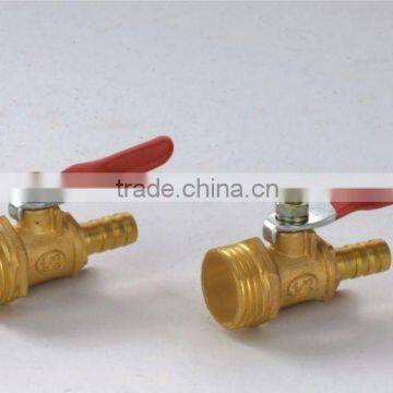 brass male ball valve for PU pipe