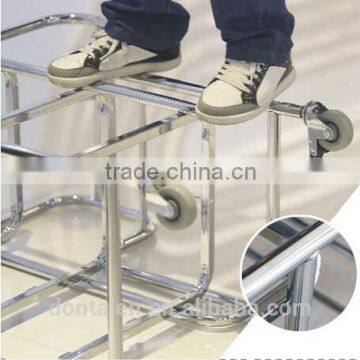 Update International 300 lb Capacity Four Wheel Folding Hand Truck Trolley Waste Collection Vehicle photo-5