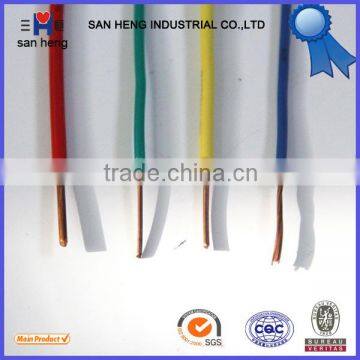 Energy Wire/Copper/PVC insulated electric wires 450/750V