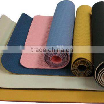 POE Two Color Yoga Mat ,POE Yoga Mat ,POE Yoga Mat With Lip Cover and Straps photo-2