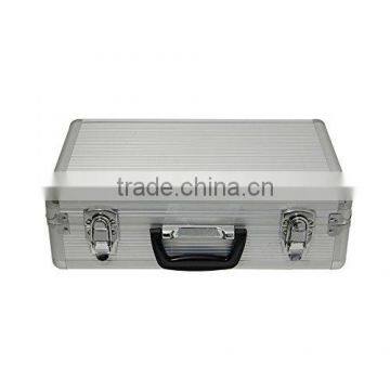 Aluminium Flight Case Microphone Camera Silver 400x240x125mm Foam Insert photo-2