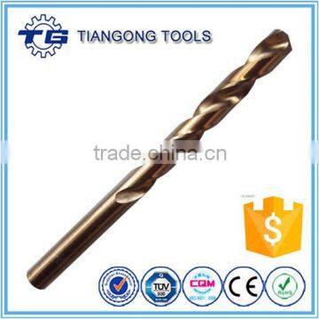 Tiangong tools hss M35 cobalt coffee colour fully ground drill bit