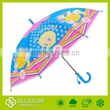 POE fabric cute animal custom love rain umbrella