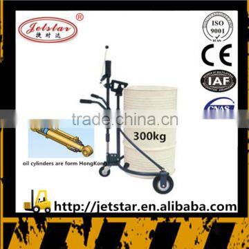 China well known brand Jetstar Manual Hydraulic oil drum van lift