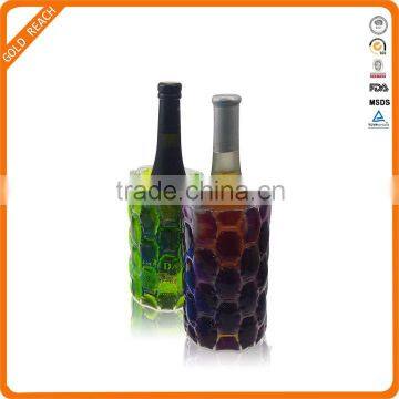 Instant Clutch PVC Bottle Wine Gift Bag for Picnic