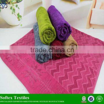 customized 100% cotton 21s yarn jacquard towel bar towel bath towel