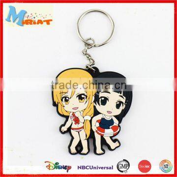 Soft PVC Material promotional keychain