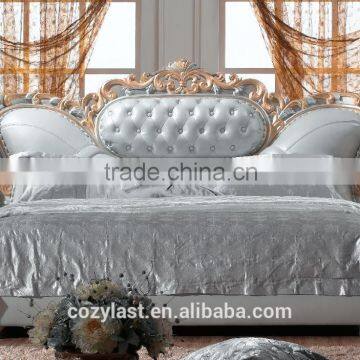 European style wooden bed designs