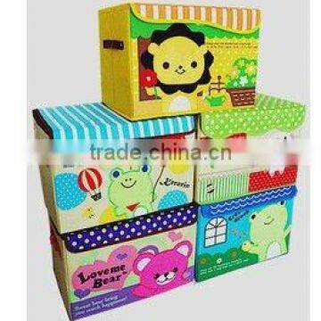 High quality cartoon oxford Kids Toy Storage box