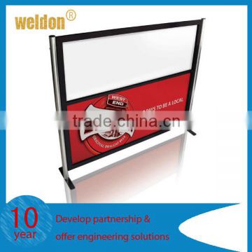 The Great Barrier with metal frame and PVC printing banner