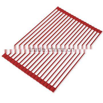 Heat Resistant Over The Sink Kitchen Dish Drainer Rack