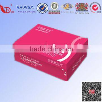 Luxury custom printing shoe boxes fold printed service shoe boxes