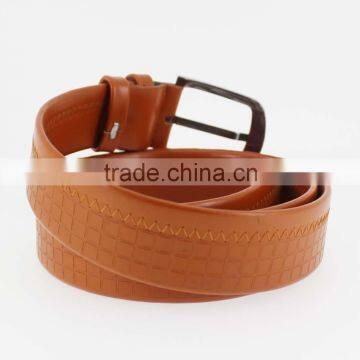New Designer Man Orange PU Leather Jeans Belt in Yiwu photo-4