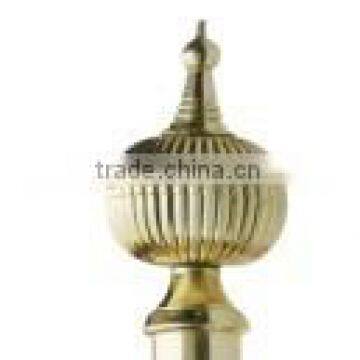 2016 top quality aluminium alloy curtain finials